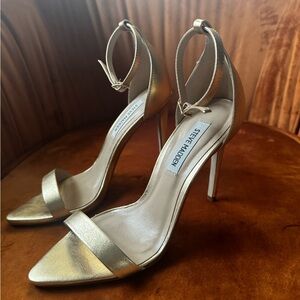 Steve Madden Gold Heeled Sandals